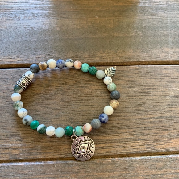 Beautiful beaded positive energy bracelet set - Picture 6 of 8